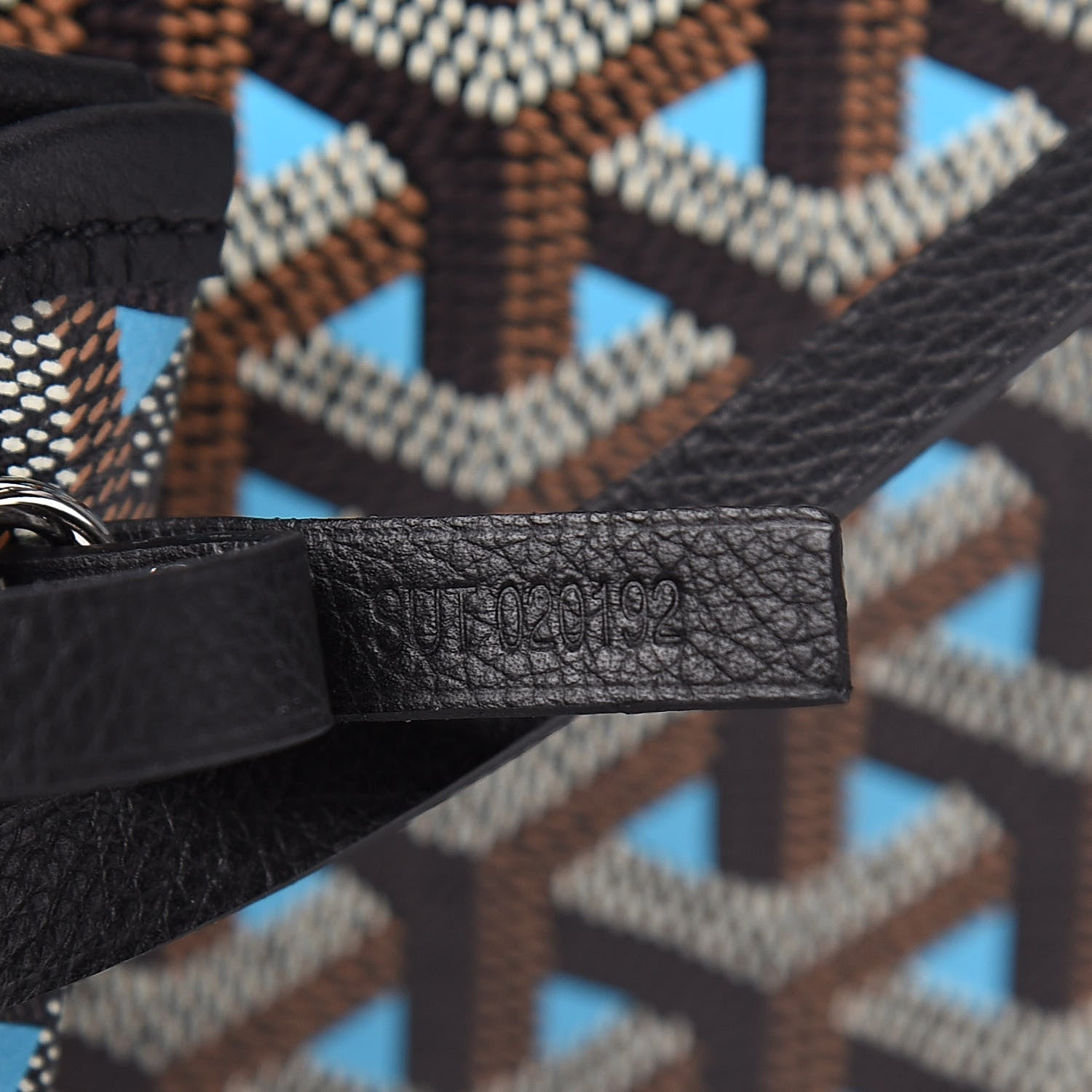 Goyard Goyardine Saint Louis Claire Voie GM Black Blue 8 of 11