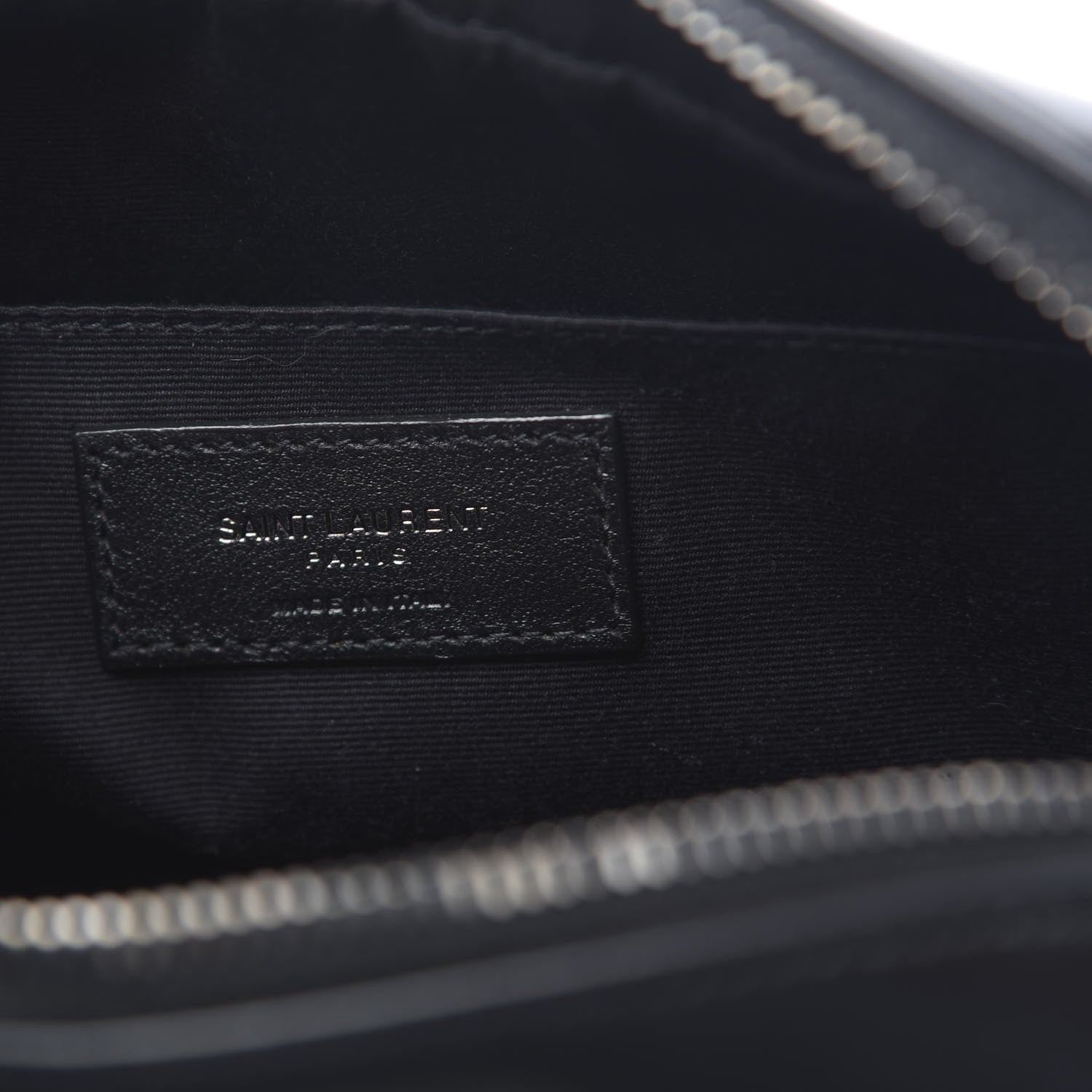 Saint Laurent Calfskin Matelasse Monogram Lou Camera Bag Black 7 of 11