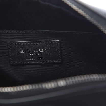 Saint Laurent Calfskin Matelasse Monogram Lou Camera Bag Black 7 of 11