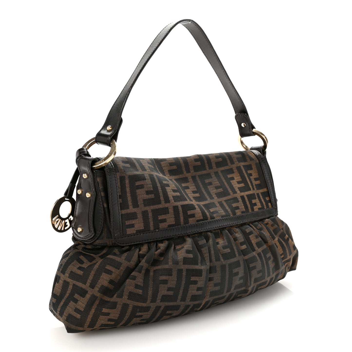 Zucca Medium Chef Shoulder Bag Tobacco