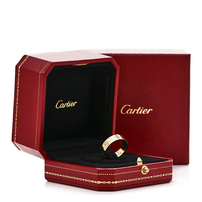 Cartier 18K Yellow Gold 5.5mm LOVE Ring 53 6.5 6 of 6