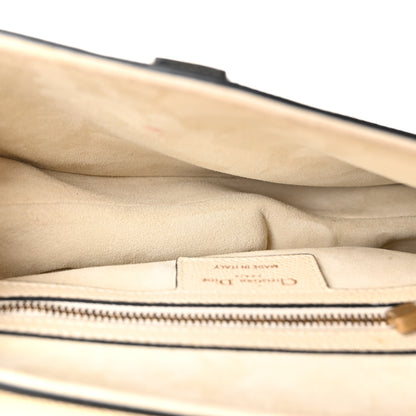 Christian Dior Grained Calfskin Saddle Bag White 9 of 21