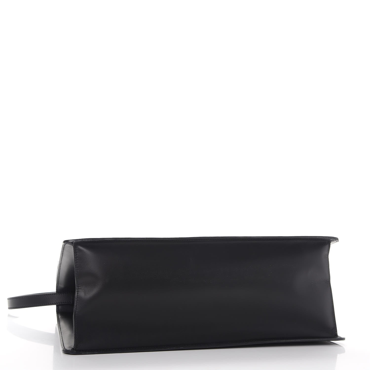 Gucci Calfskin Maxi Sylvie Top Handle Bag Black 8 of 12