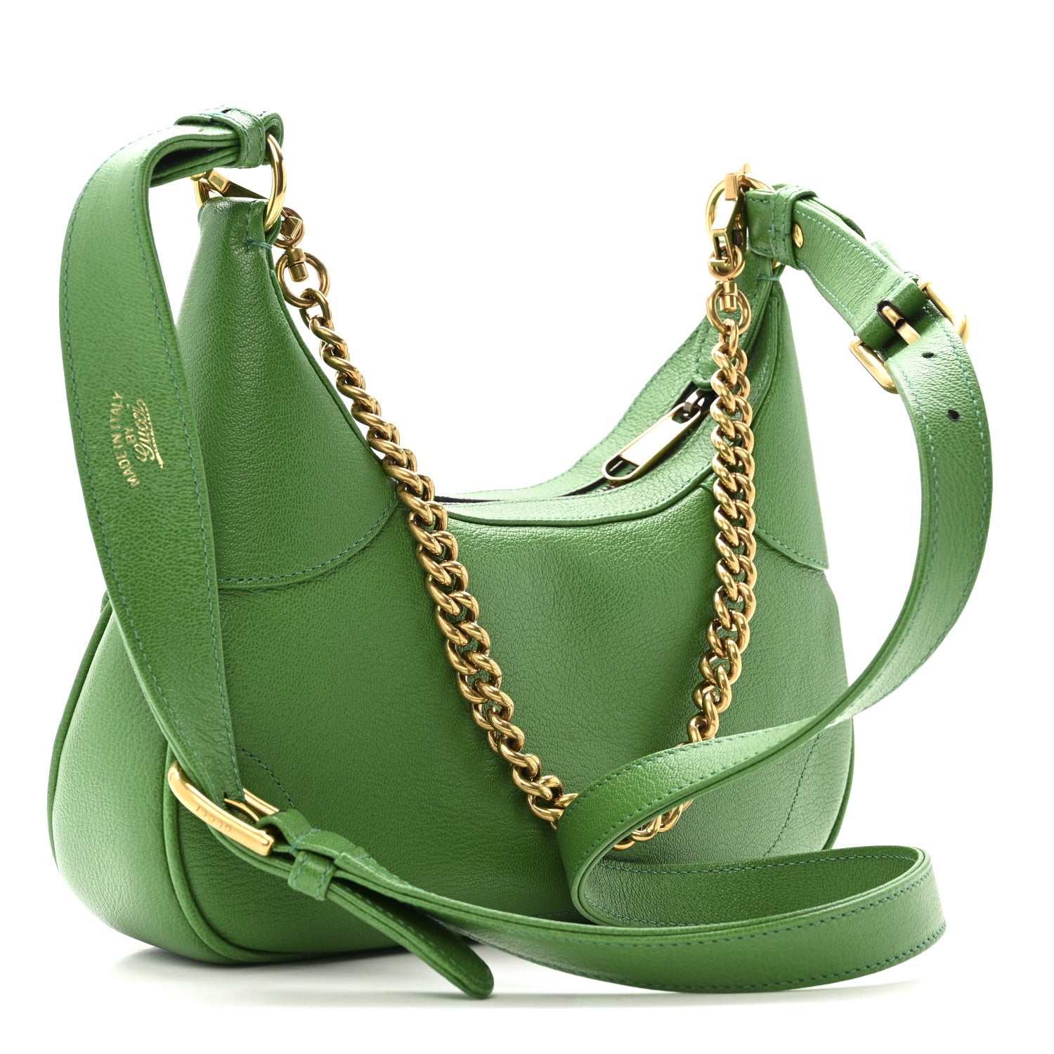 Gucci Goatskin Small Aphrodite Shoulder Bag New Shamarock 1861379
