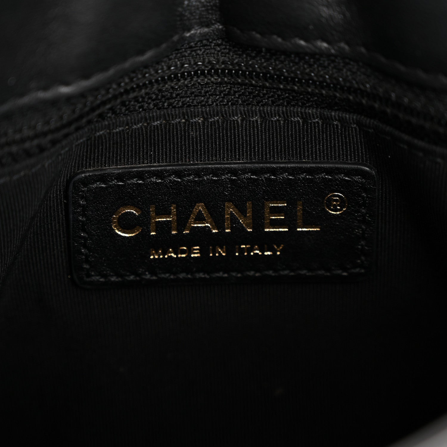 Chanel Glazed Calfskin Quilted Double Pocket Crossbody Flap Black 6 of 15