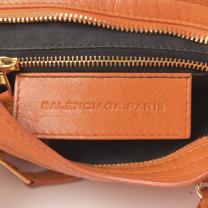 Balenciaga Agneau Giant 12 Gold Hardware Mini City Tangerine 8 of 13
