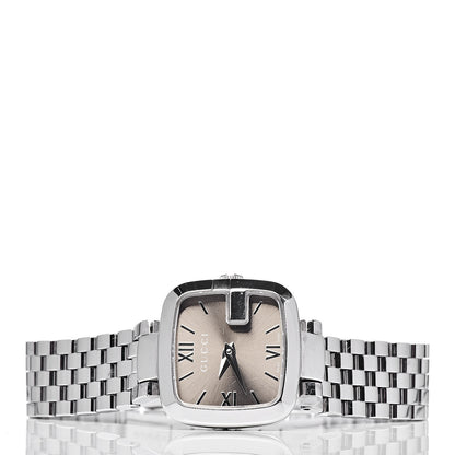 Gucci Stainless Steel 24mm G-Quartz Watch Brown 3 of 9