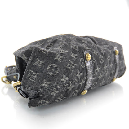 Louis Vuitton Denim Neo Cabby MM Black 4 of 8