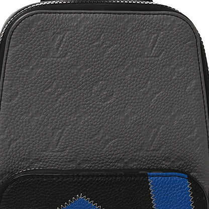 Louis Vuitton Empreinte Avenue Sling Bag Grey Blue 7 of 9