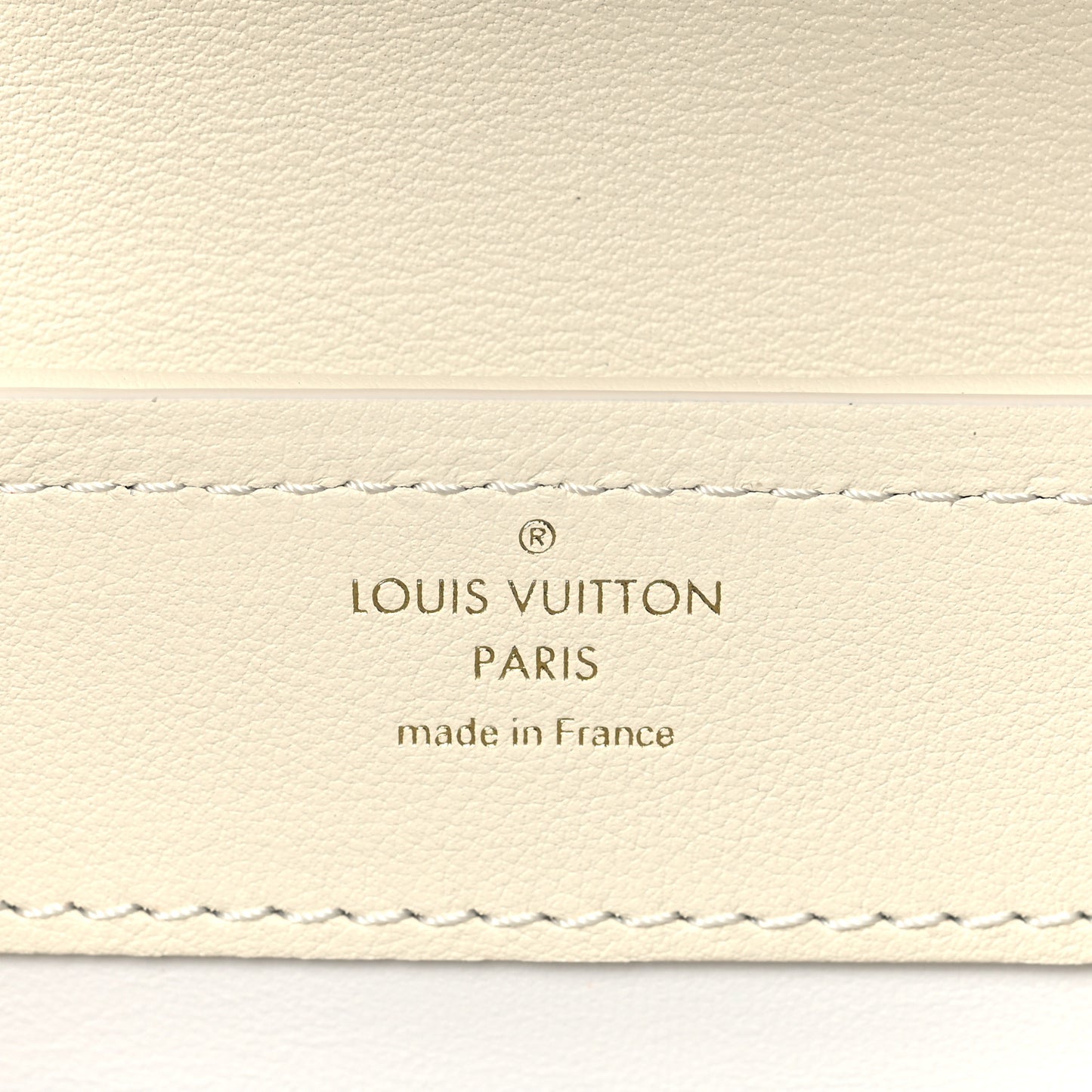 Calfskin Satin Lurex Brass Embroidered Mini Spheres Capucines Beige