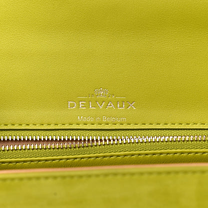 Delvaux Suede Crocodile Tempete Satchel Green 5 of 15