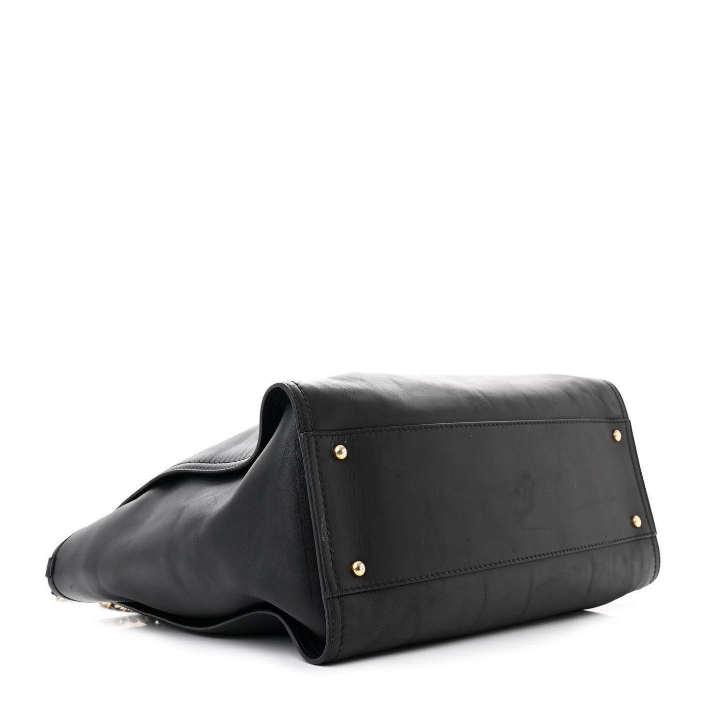 Calfskin Medium Deauville Tote Black