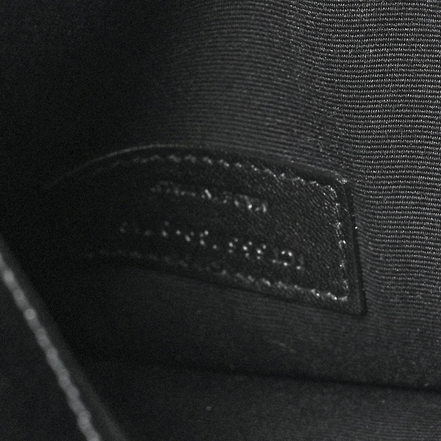 Saint Laurent Smooth Shiny Calfskin Monogram Uptown Pouch Black 7 of 11