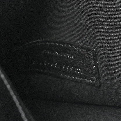 Saint Laurent Smooth Shiny Calfskin Monogram Uptown Pouch Black 7 of 11