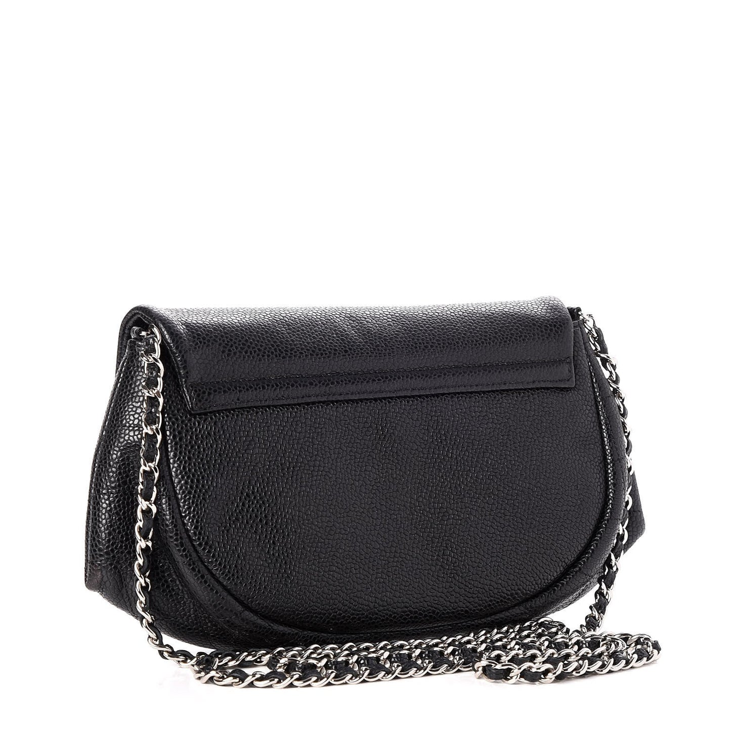 Caviar Half Moon Wallet On Chain WOC Black