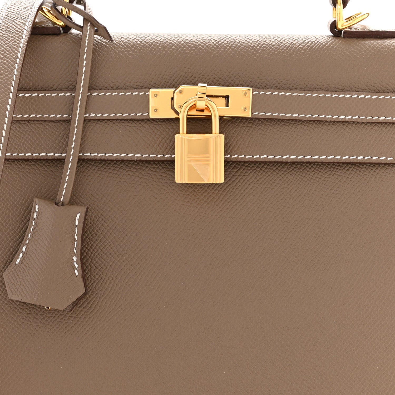 Hermes Epsom Kelly Sellier 25 Etoupe 8 of 11