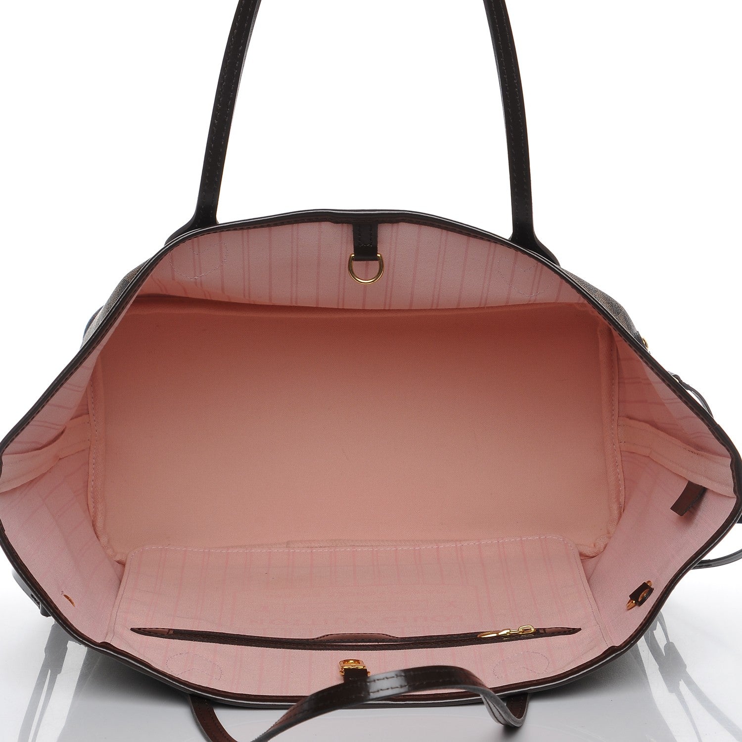 Louis Vuitton Damier Ebene Neo Neverfull MM Rose Ballerine 5 of 7
