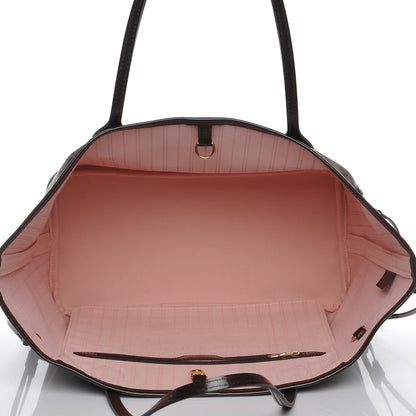 Louis Vuitton Damier Ebene Neo Neverfull MM Rose Ballerine 5 of 7
