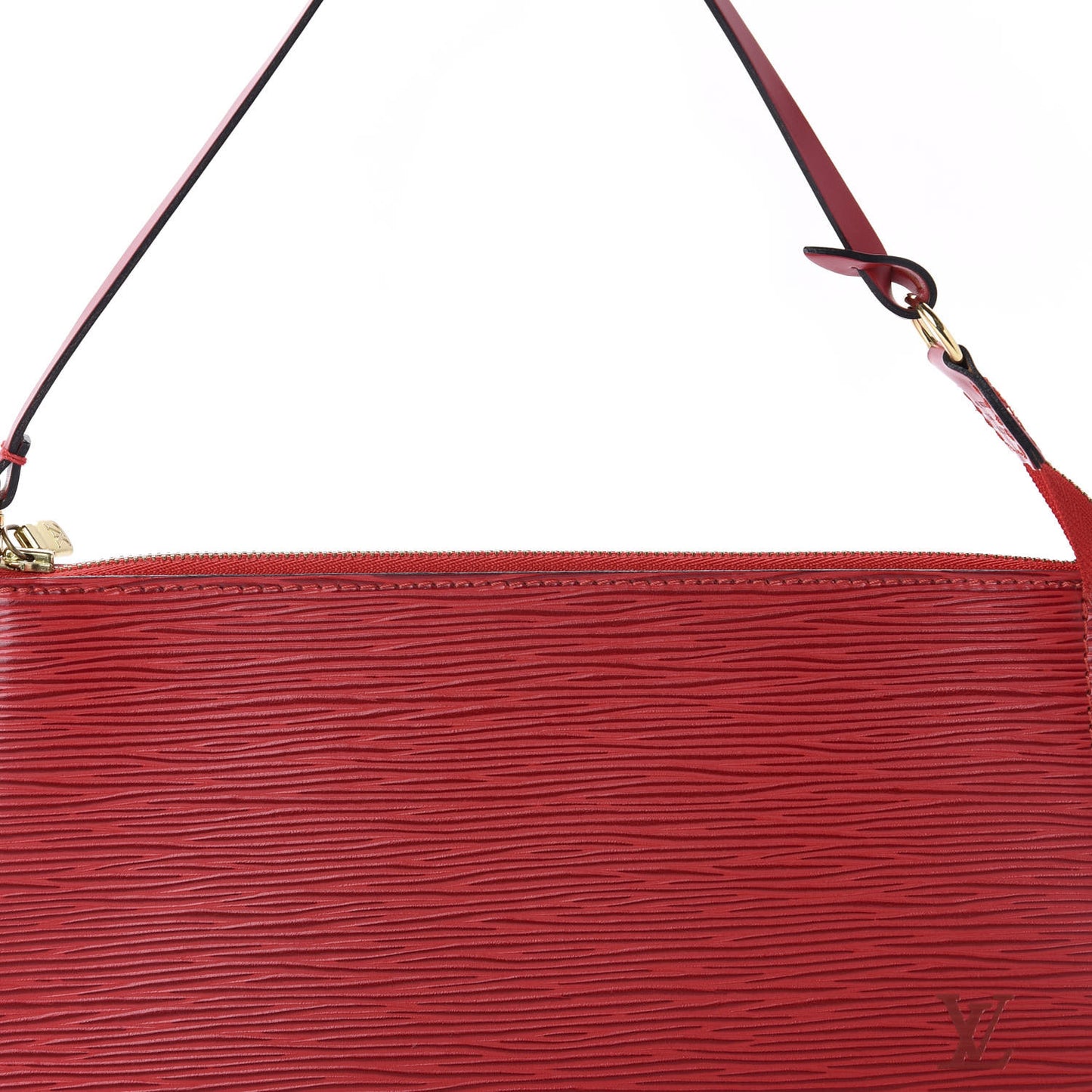 Epi Pochette Accessories 24 Castillan Red