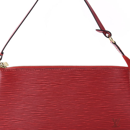 Louis Vuitton Epi Pochette Accessories 24 Castillan Red 11 of 11