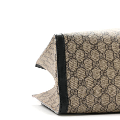 Gucci GG Supreme Monogram Medium Padlock Tote Black 9 of 10