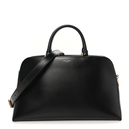 Saint Laurent Calfskin Sac De Jour Duffle Top Handle Black 1 of 10