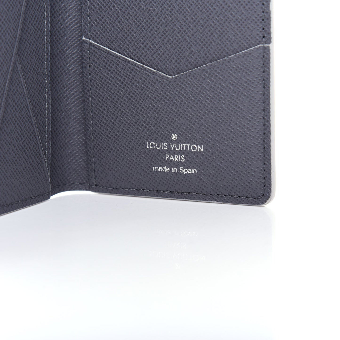 Damier Salt Pocket Organizer Stone Grey