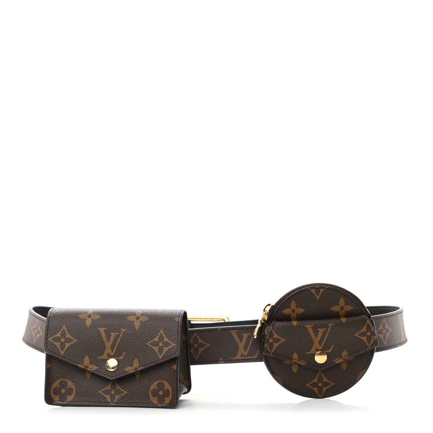 Louis Vuitton Monogram 30mm Daily Multi Pocket Belt 90 36 1 of 14