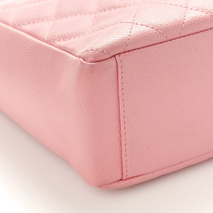 Chanel Caviar Quilted Petit Shopping Tote PST Pink 9 of 14