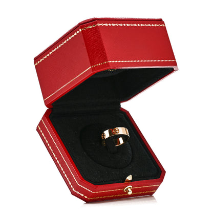 Cartier 18K Yellow Gold 5.5mm LOVE Ring 54 6.75 5 of 5