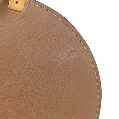 Chloe Calfskin Mini Marcie Round Crossbody Bag Nut 10 of 14