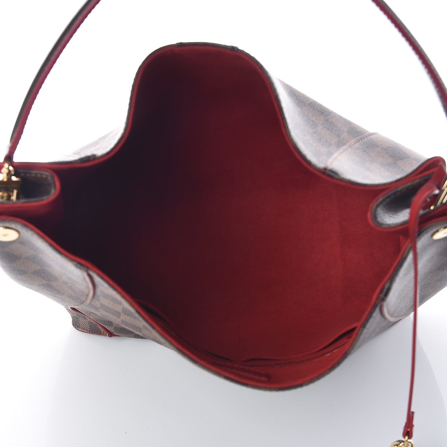 Damier Ebene Caissa Hobo Cherry
