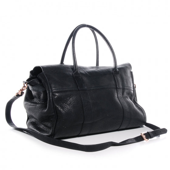 Goatskin Heritage Bayswater Satchel Black