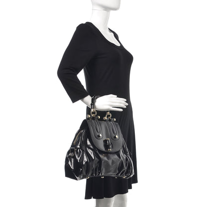 Gucci Dialux Pop Bamboo Top Handle Tote Black 2 of 12