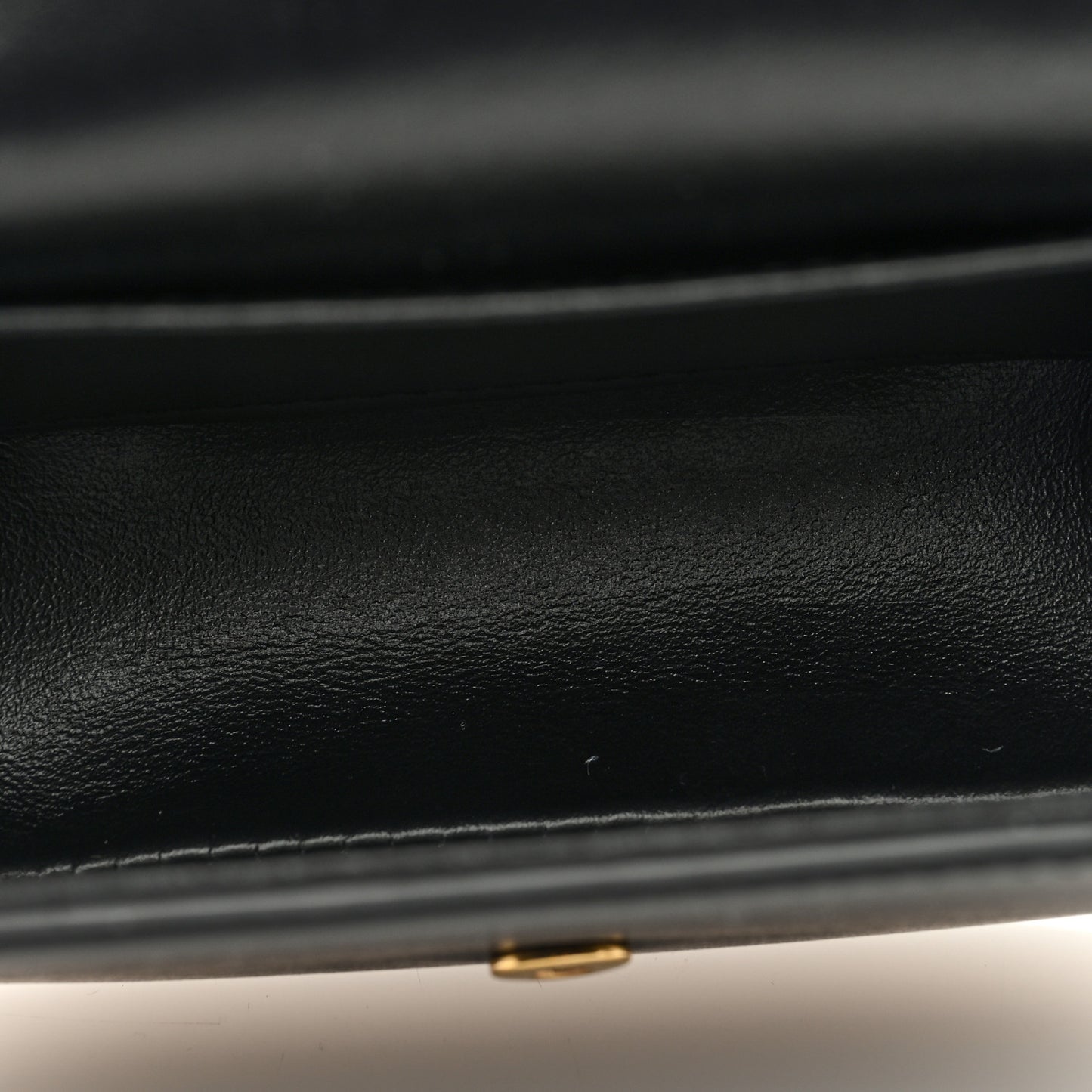 Shiny Calfskin Mini Triomphe Black