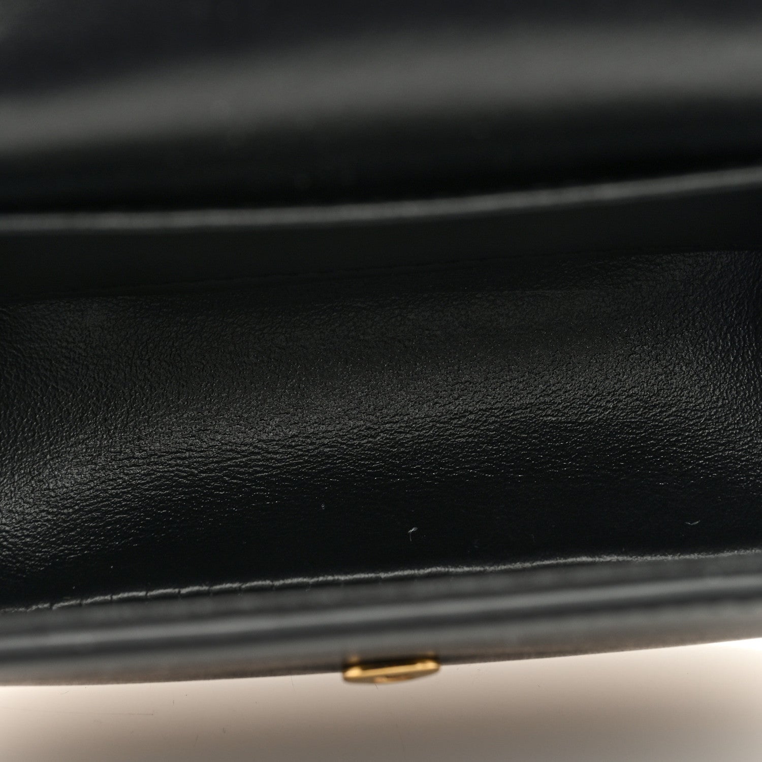 Celine Shiny Calfskin Mini Triomphe Black 5 of 9