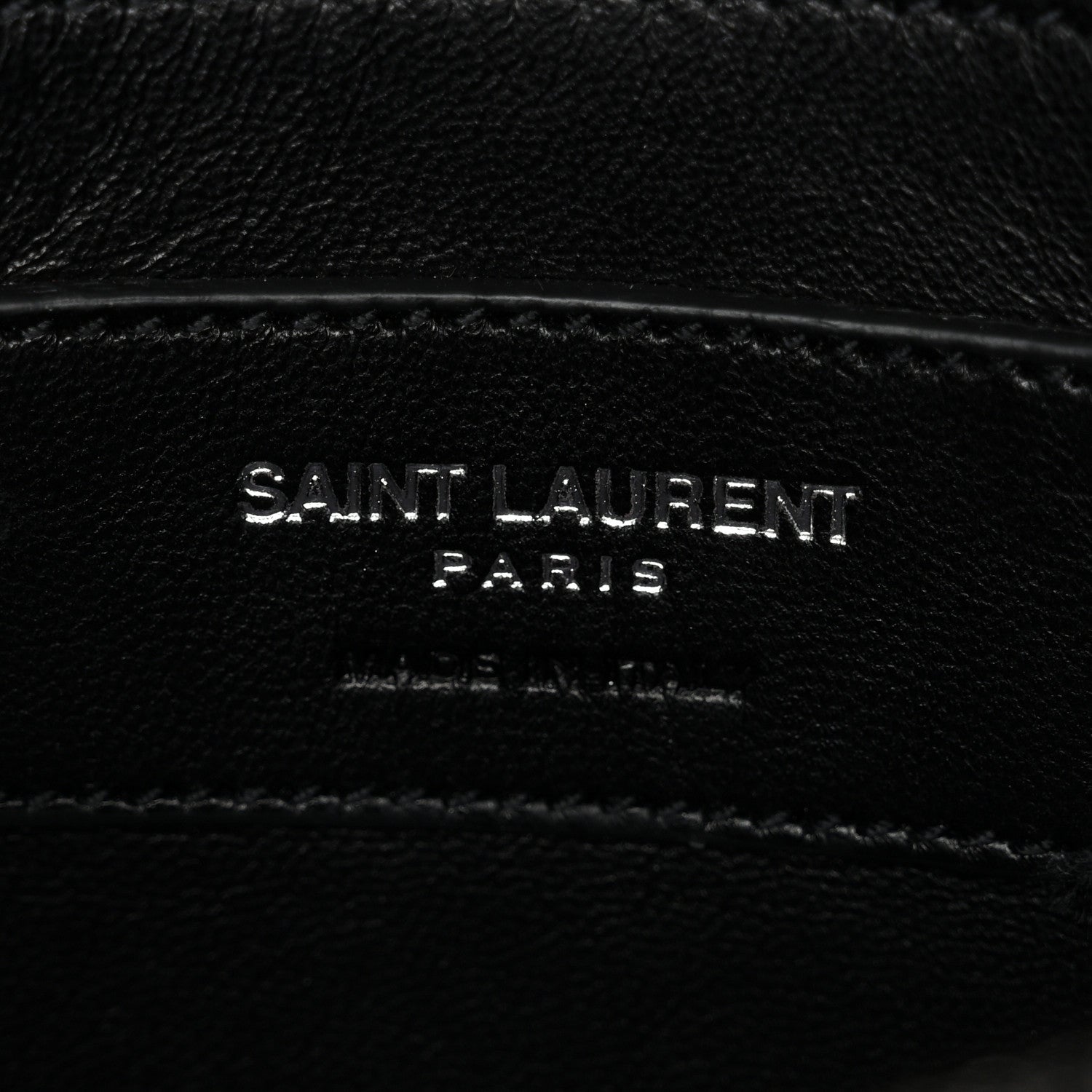 Saint Laurent Sheepskin Matelasse Chevron Monogram Medium College Bag Black 6 of 12