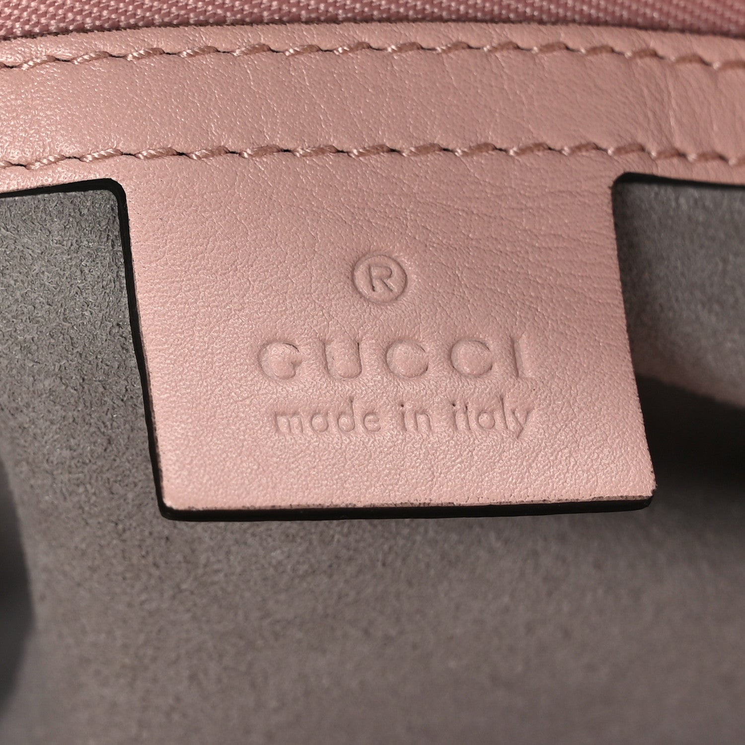 Gucci Calfskin Matelasse Medium GG Marmont Open Top Shoulder Bag Perfect Pink 6 of 9