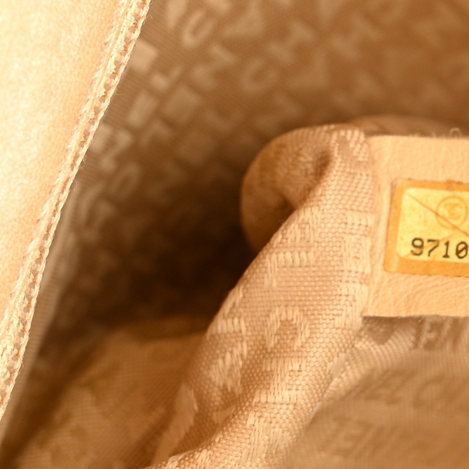 Chanel Lambskin Diamond Stitched CC CC East West Flap Beige 7 of 14