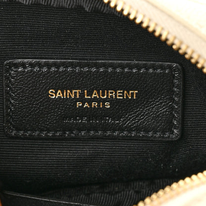 Saint Laurent Grain De Poudre Matelasse Monogram Baby Lou Camera Bag Crema Soft 5 of 9