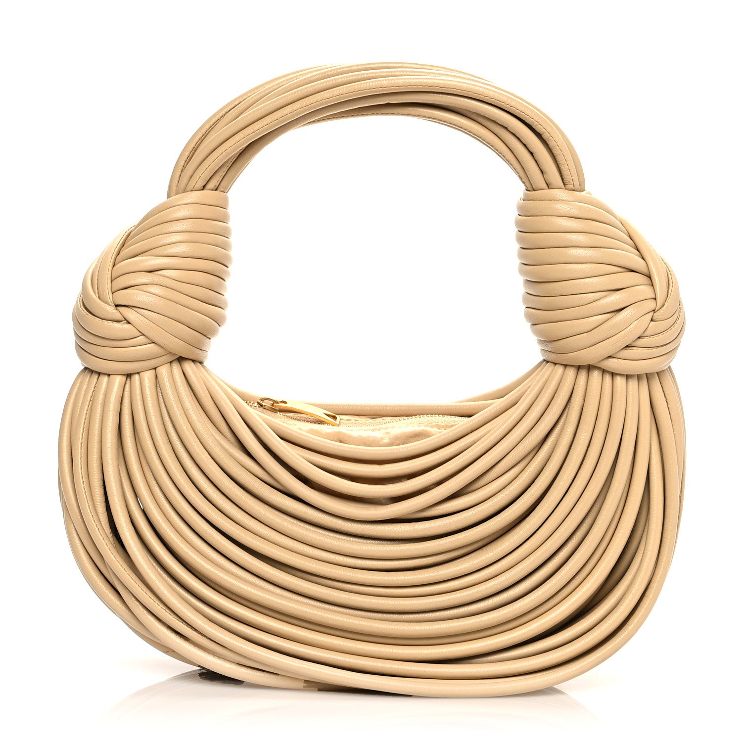 Bottega Veneta Nappa Mini Tubular Double Knot Porridge 1 of 9