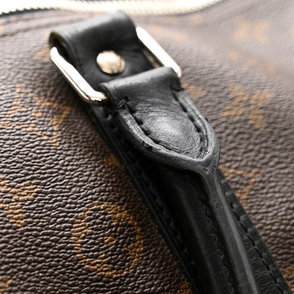 Louis Vuitton Monogram Macassar Keepall Bandouliere 55 9 of 10
