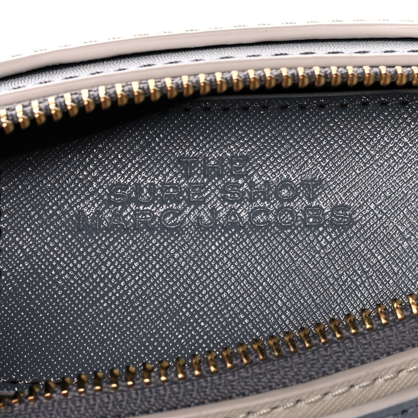 Saffiano Small Snapshot Camera Bag Rock Grey
