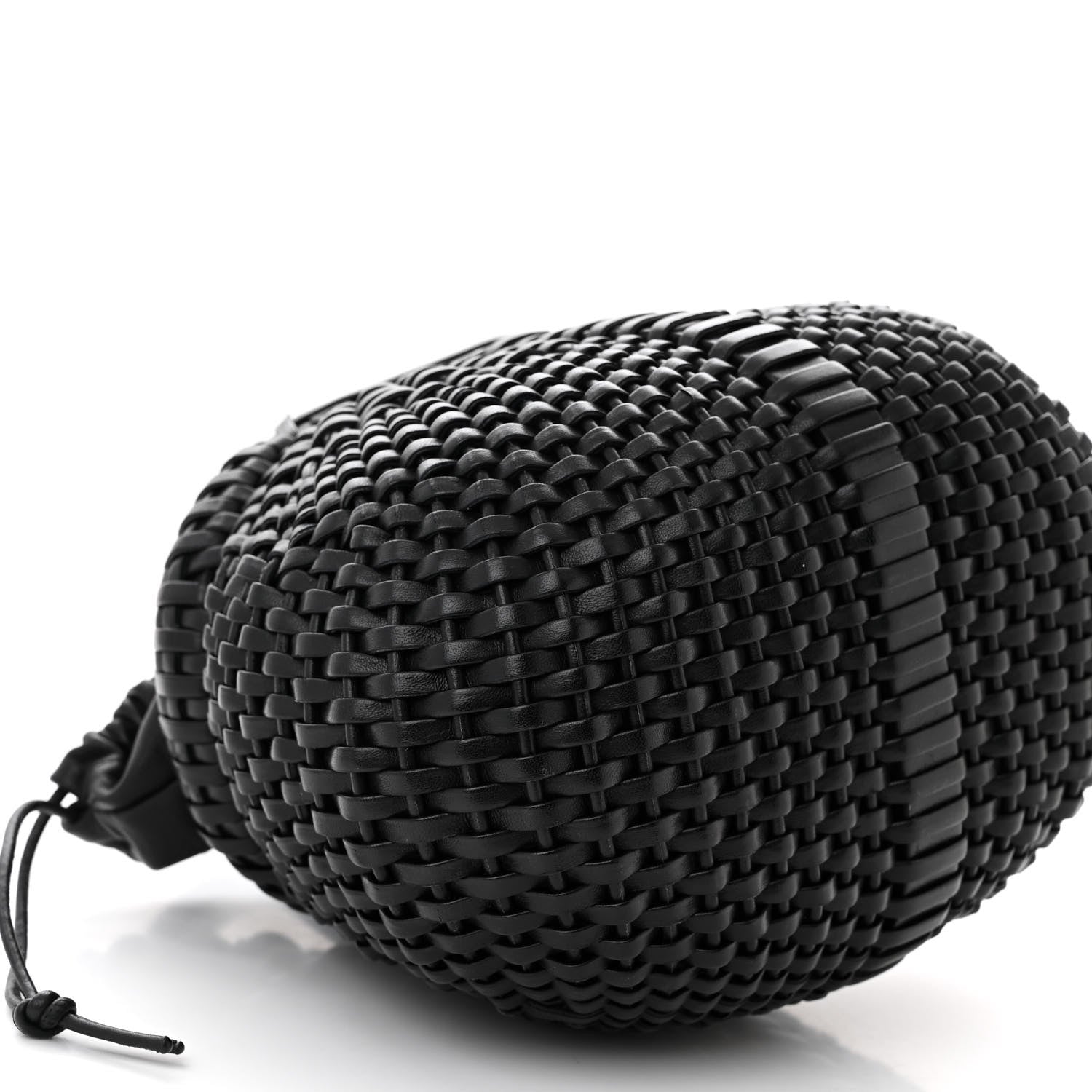 Loewe Calfskin Woven Mini Diamond Basket Bag Black 10 of 11
