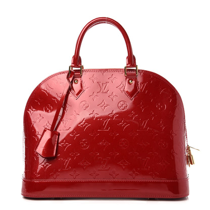 Louis Vuitton Vernis Alma MM Pomme D'Amour 1 of 10