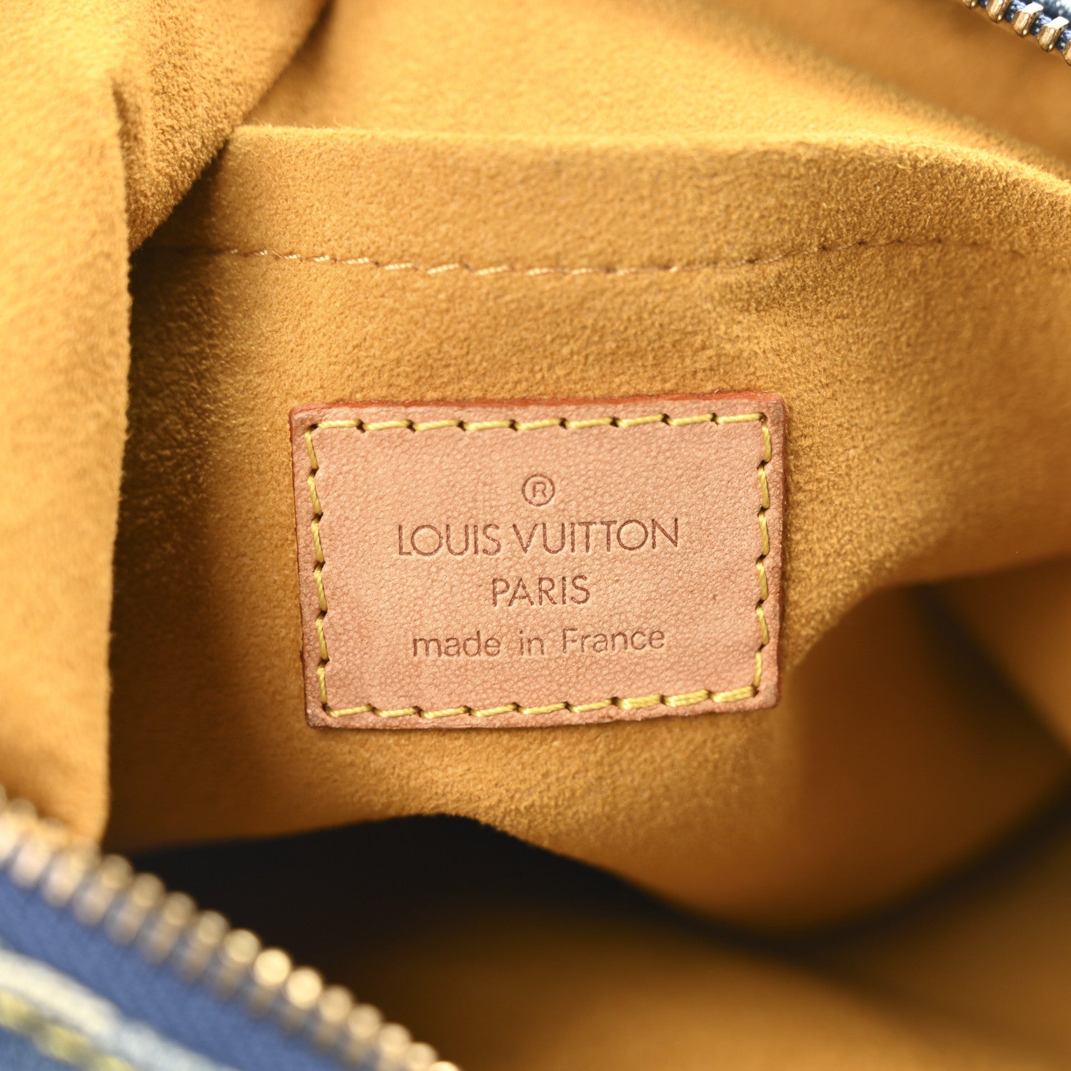Louis Vuitton Monogram Denim Baggy PM Blue 6 of 10