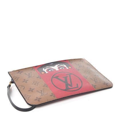 Louis Vuitton Reverse Monogram Kabuki MM GM Pochette 4 of 7