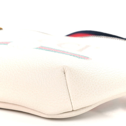Gucci Grained Calfskin Small Logo Belt Bag White 9 of 9