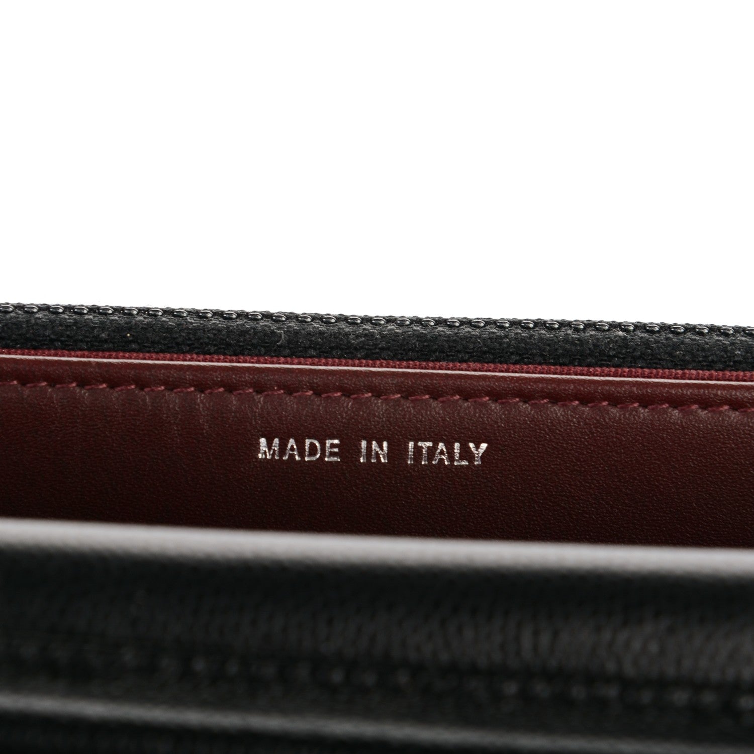 Chanel Caviar Chevron Wallet On Chain WOC Black 6 of 8