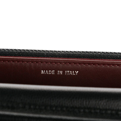 Chanel Caviar Chevron Wallet On Chain WOC Black 6 of 8